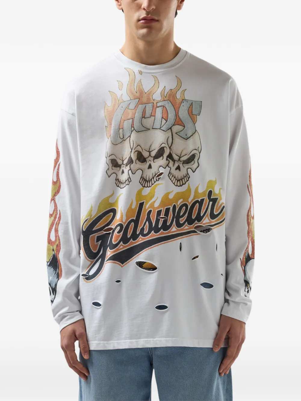 Gcds Long Sleeved T Shirt