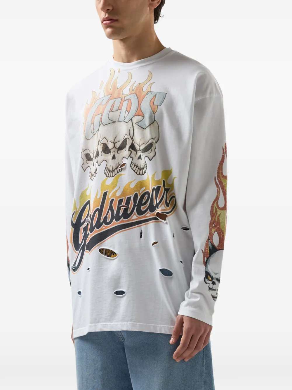 Gcds Long Sleeved T Shirt