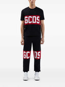 Gcds تي شيرت مع شريط الشعار