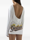 Gcds Short, Long Sleeved Dress With Graphic Print