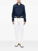Sartorio Napoli Denim Shirt With Inserts