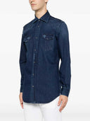 Sartorio Napoli Denim Shirt With Inserts