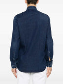 Sartorio Napoli Denim Shirt With Inserts
