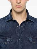 Sartorio Napoli Denim Shirt With Inserts