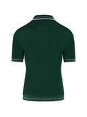 Casablanca Polo Shirt With Buttons And Logo Appliqué