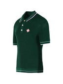 Casablanca Polo Shirt With Buttons And Logo Appliqué