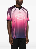 Casablanca Aubergine Gradient Short Sleeve T Shirt