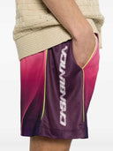 Casablanca Aubergine Faded Shorts
