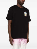 Casablanca Tennis Landscape T Shirt With Graphic Print