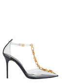 Balmain verzierte Slingback-Pumpe aus PVC