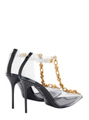 Balmain verzierte Slingback-Pumpe aus PVC