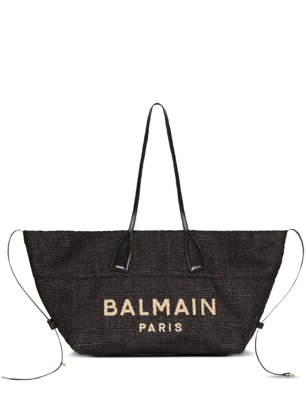 Balmain Track Tote Bag With Embroidery