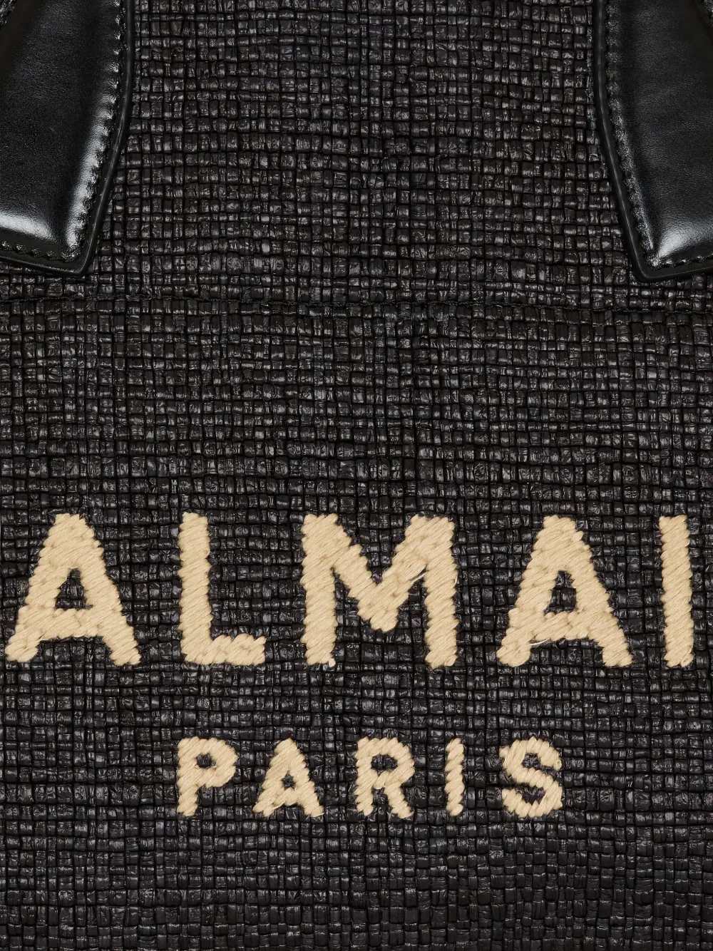 Balmain Track Tote Bag With Embroidery