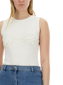 Magda Butrym T Shirt Crochet Bra