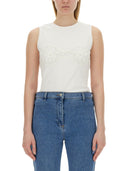 Magda Butrym T Shirt Crochet Bra