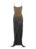 Balmain Long Dress With Embroidery