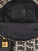 حقيبة ظهر Balmain Pulse مع حرف واحد فقط من قماش الجاكار