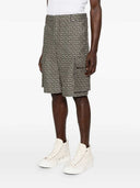 Balmain Monogrammed Cargo Shorts