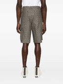 Balmain Monogrammed Cargo Shorts