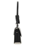 Msgm Baguette Bag With Double Flap And Logo