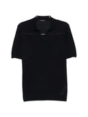 Montecore Strick-T-Shirt mit V-Ausschnitt