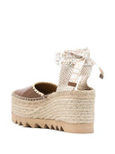 Stella Mccartney Gaia Women`s Wedge Sandal With Back Strap