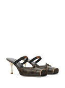 Mm6 Maison Margiela Mules mit quadratischer Zehenpartie