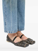Mm6 Maison Margiela Square Toe Ballerinas