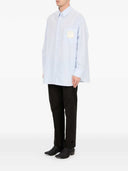 Mm6 Maison Margiela Gestreiftes Hemd