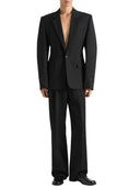 Doppelfaltenhose von Givenchy aus Grain-de-Poudre-Wolle.