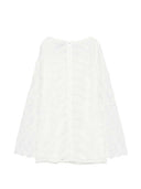 Raquel Diniz Maty V Neck Dress With Wavy Lace