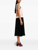 Marni Pleated Midi Dress With Bow