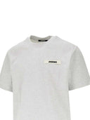 Jacquemus T-shirt med Grosgrain-logoapplikation