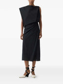 Jacquemus drapiertes Midikleid