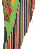 Etro Printed Scarf With Fringe