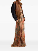 Etro Ruffled Paisley Shirt