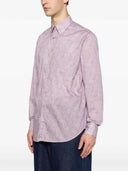 Etro Camicia Con Bottoni E Stampa Paisley