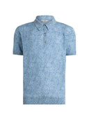 Etro Poloshirt mit Blumenmuster