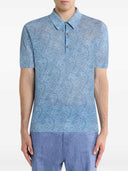 Etro Poloshirt mit Blumenmuster
