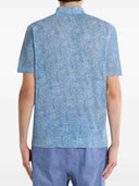 Etro Poloshirt mit Blumenmuster