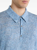 Etro Poloshirt mit Blumenmuster