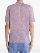 Etro Poloshirt mit Blumenmuster