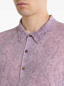 Etro Poloshirt mit Blumenmuster