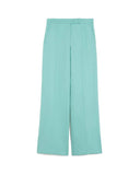 Max Mara Chevron-Leinen-Batavia-Hose Aqua