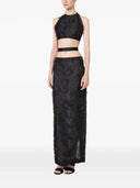Max Mara Mxsfumetto Crop Top mit Ausschnitt