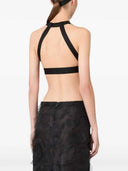 Max Mara Mxsfumetto Crop Top mit Ausschnitt