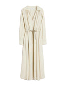 Max Mara Baumwollpopeline-Kleid Beige