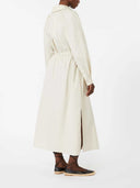 Max Mara Baumwollpopeline-Kleid Beige