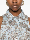 Staud Romy Long Dress With Polo Collar
