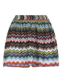 Missoni Shorts mit hoher Taille und Chevron-Muster